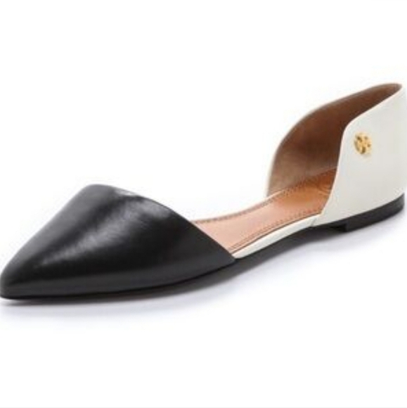 Tory Burch Shoes - Tory Burch Leather D'Orsay Flats Size 7M